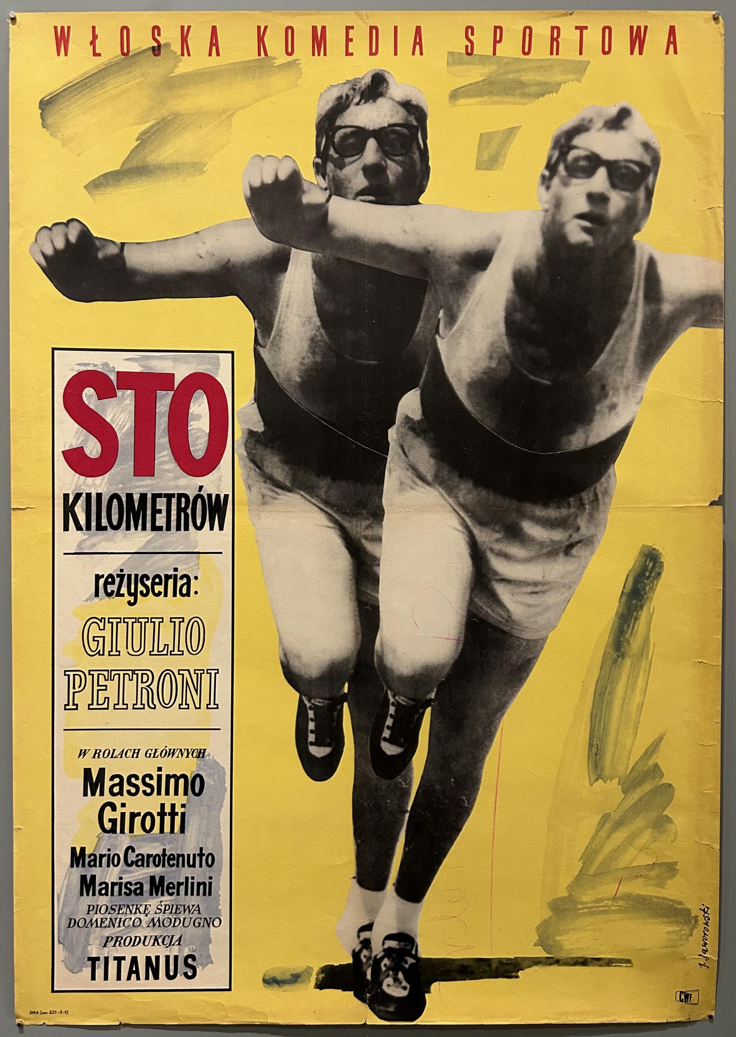One Hundred Kilometers Polish Film Poster