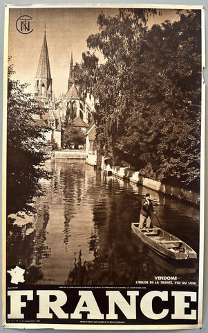 Link to  L'Église de la Trinité, Vendôme PosterFrance c. 1955  Product