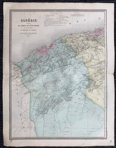 Link to  Algerie D'Apres Les Cartes De L'Etat-Major1860  Product