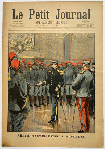 Link to  Le Petit Journal - "Adieux du Commandant Marchand a Ses Compagnons"France, C. 1900  Product