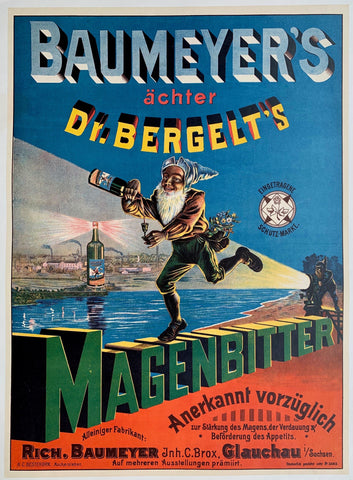 Link to Baumeyer's achter Dr. Bergelt's MagenbitterGermany, C. 1925 Product