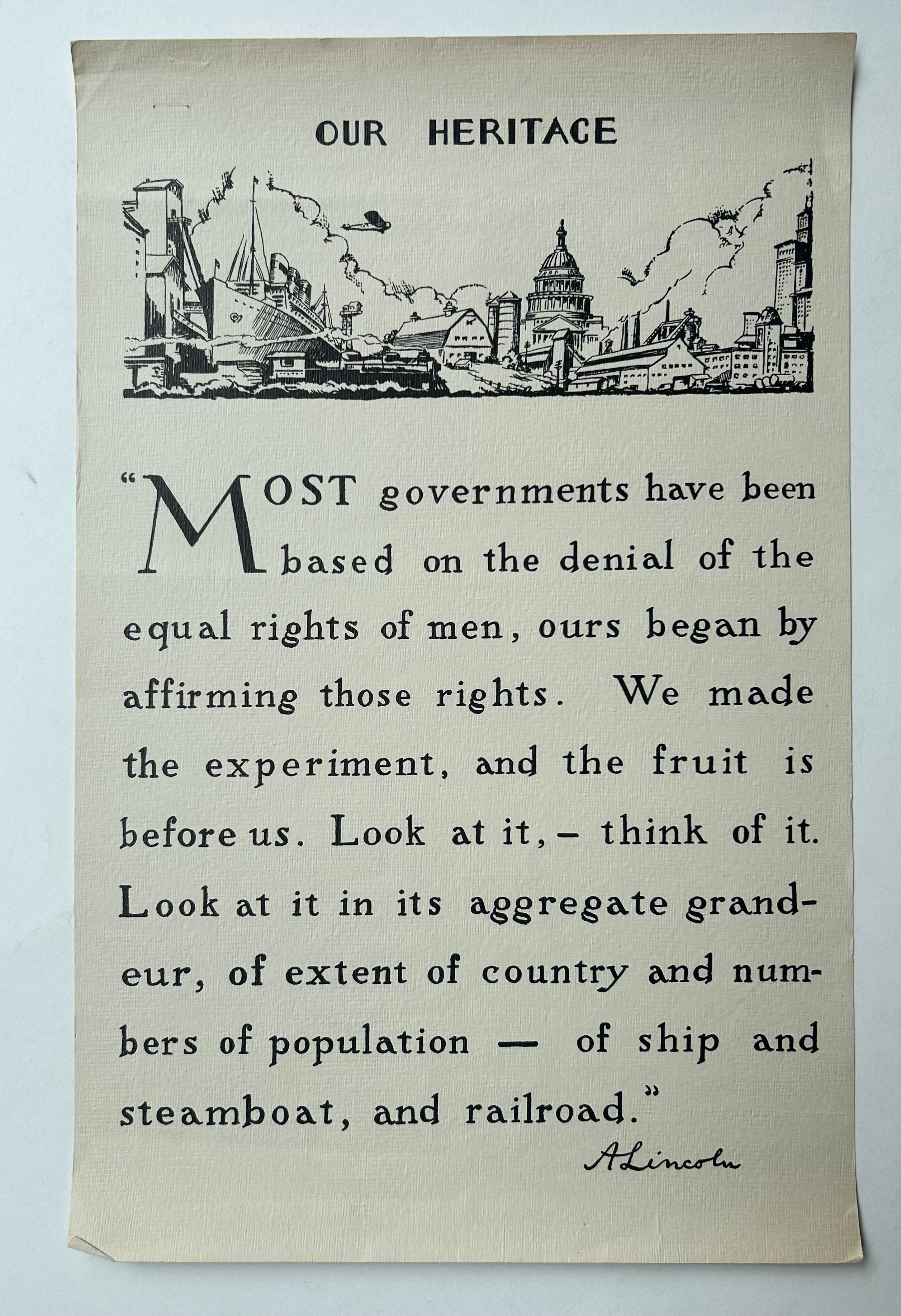 Abe Lincoln Poster #4