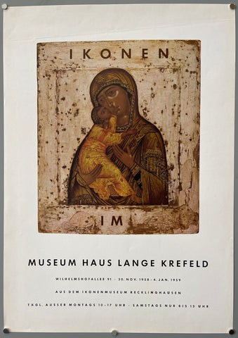 Link to  Ikonen im Museum Haus Lange Krefeld PosterGermany, 1959  Product