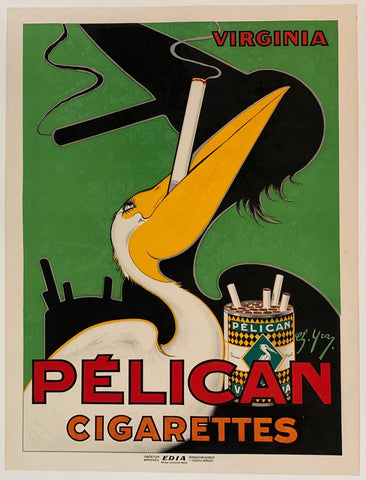 Link to  Pélican Cigarettes PosterFrance, c. 1920  Product