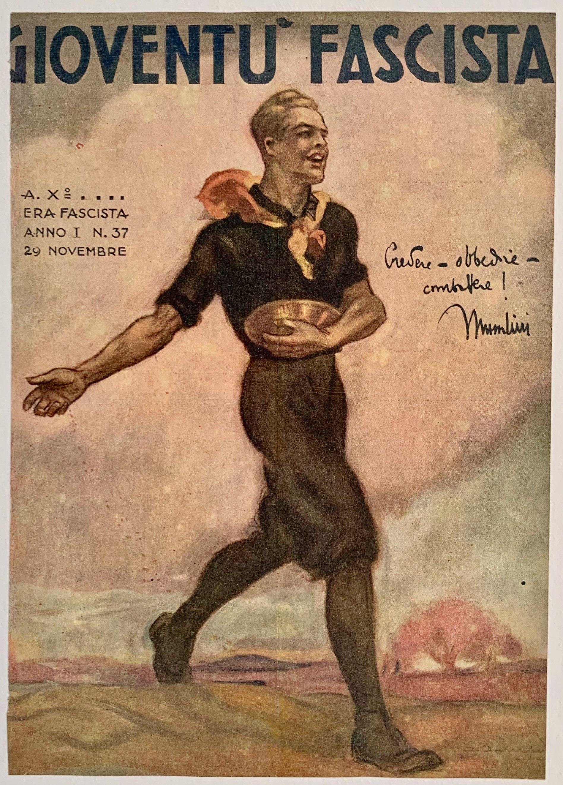 Gioventu Fascista Magazine Cover #24 - Poster Museum