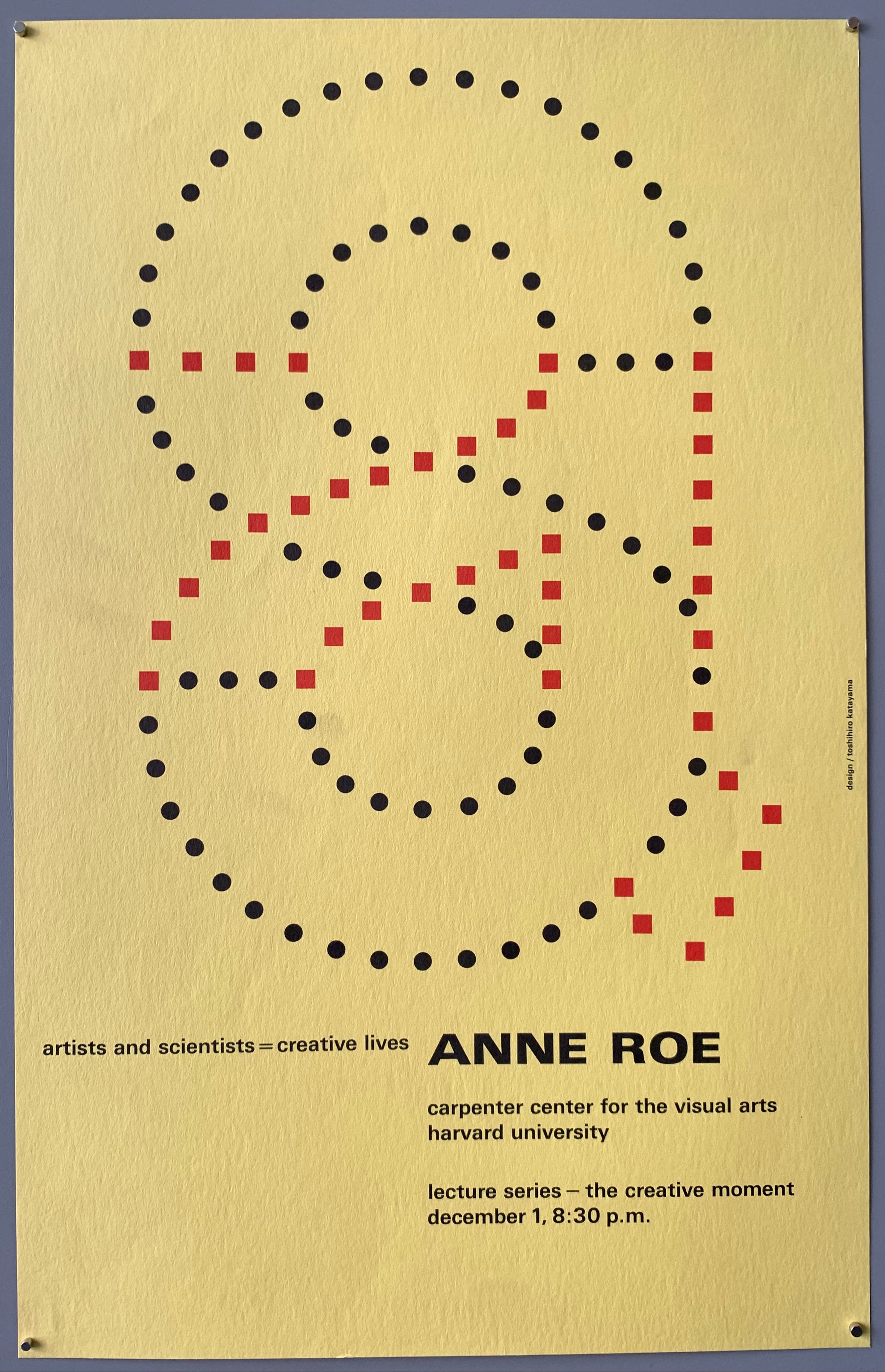 Anne Roe at Harvard University Poster