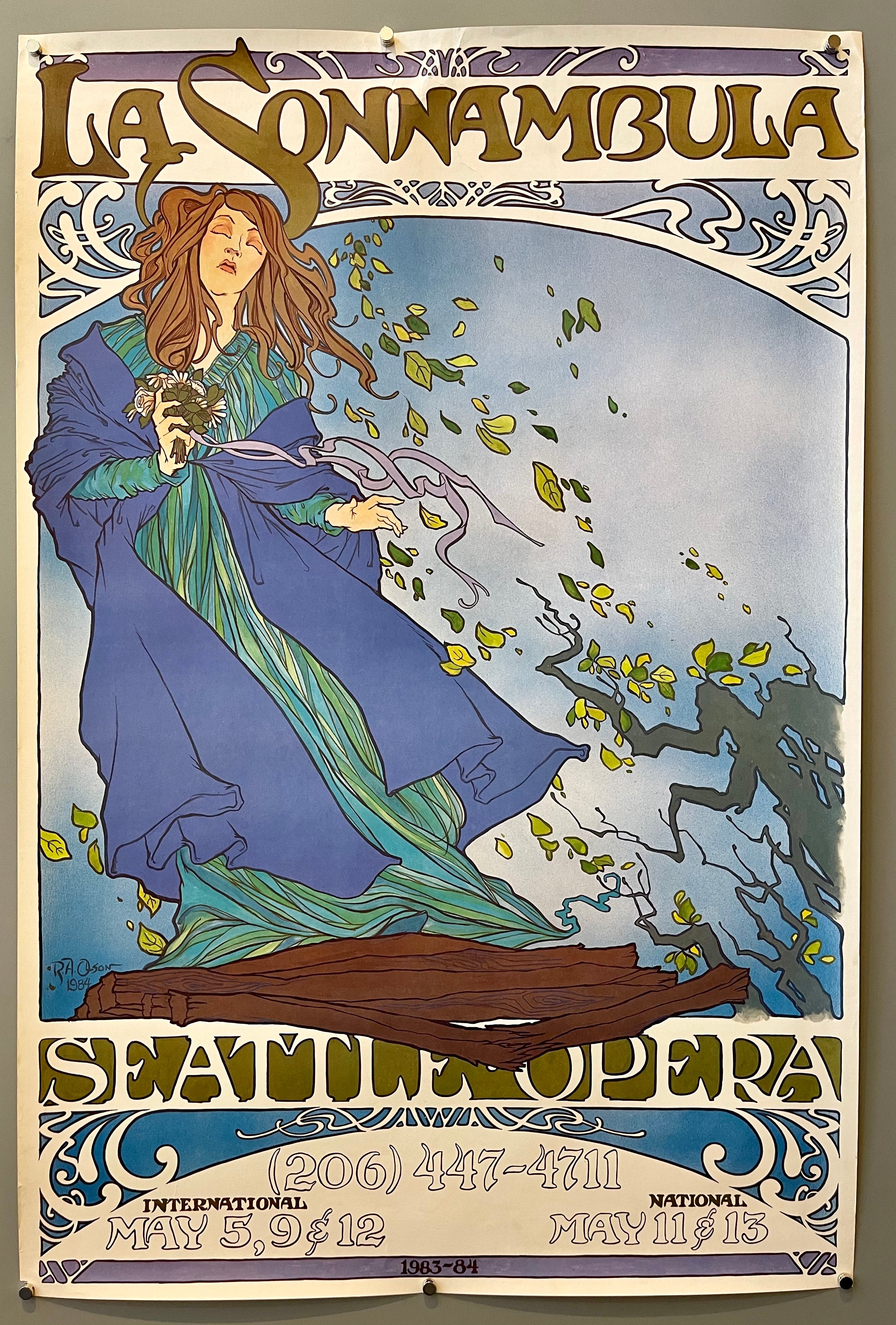 poster of a sleepwalking woman