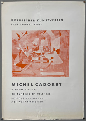 Link to  Michel Cadoret PosterGermany, 1958  Product