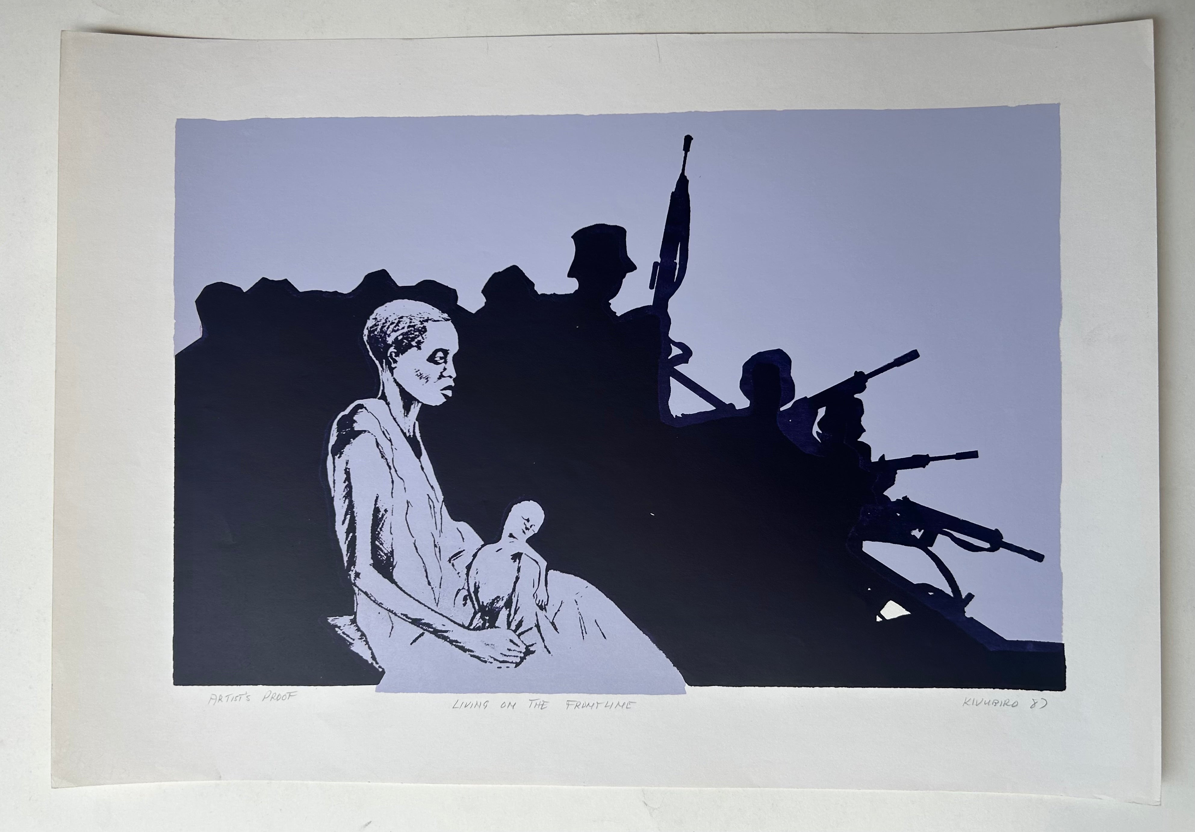 Living on the Frontline Kivu Biro Print
