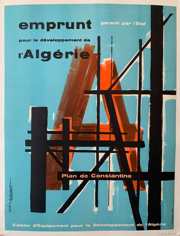 Link to Emprunt Pour le Développement de L'Algérie PosterFrance, c. 1958 Product