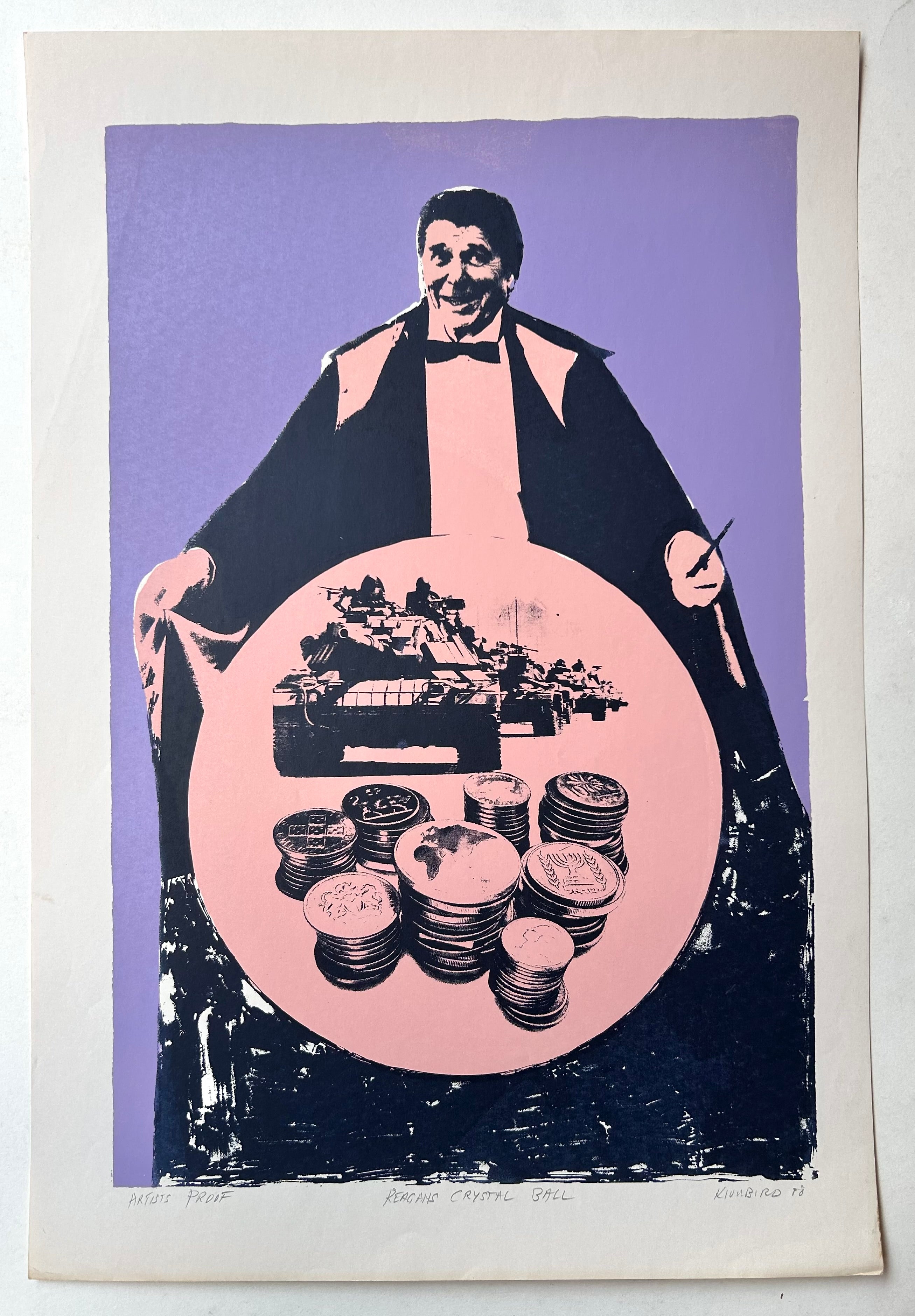Reagan's Crystal Ball Kivu Biro Print