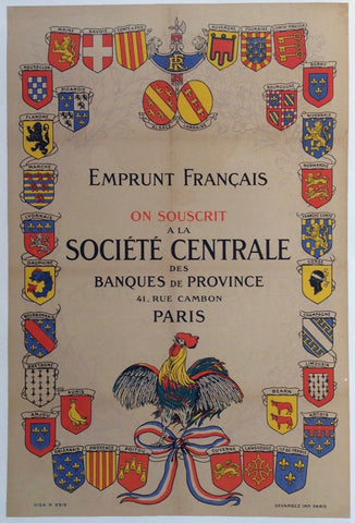 Link to Emprunt Français On Souscrit a la Societe Centrale Des Banques de Province1916 Product