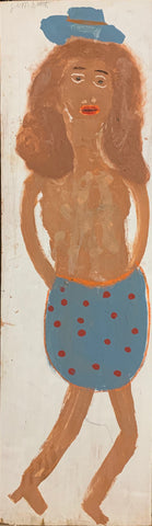 Link to Woman Undressing #29, Jimmie Lee Sudduth PaintingU.S.A, c. 1995 Product