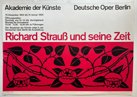 Richard Strauß Und Seine Zeit Poster