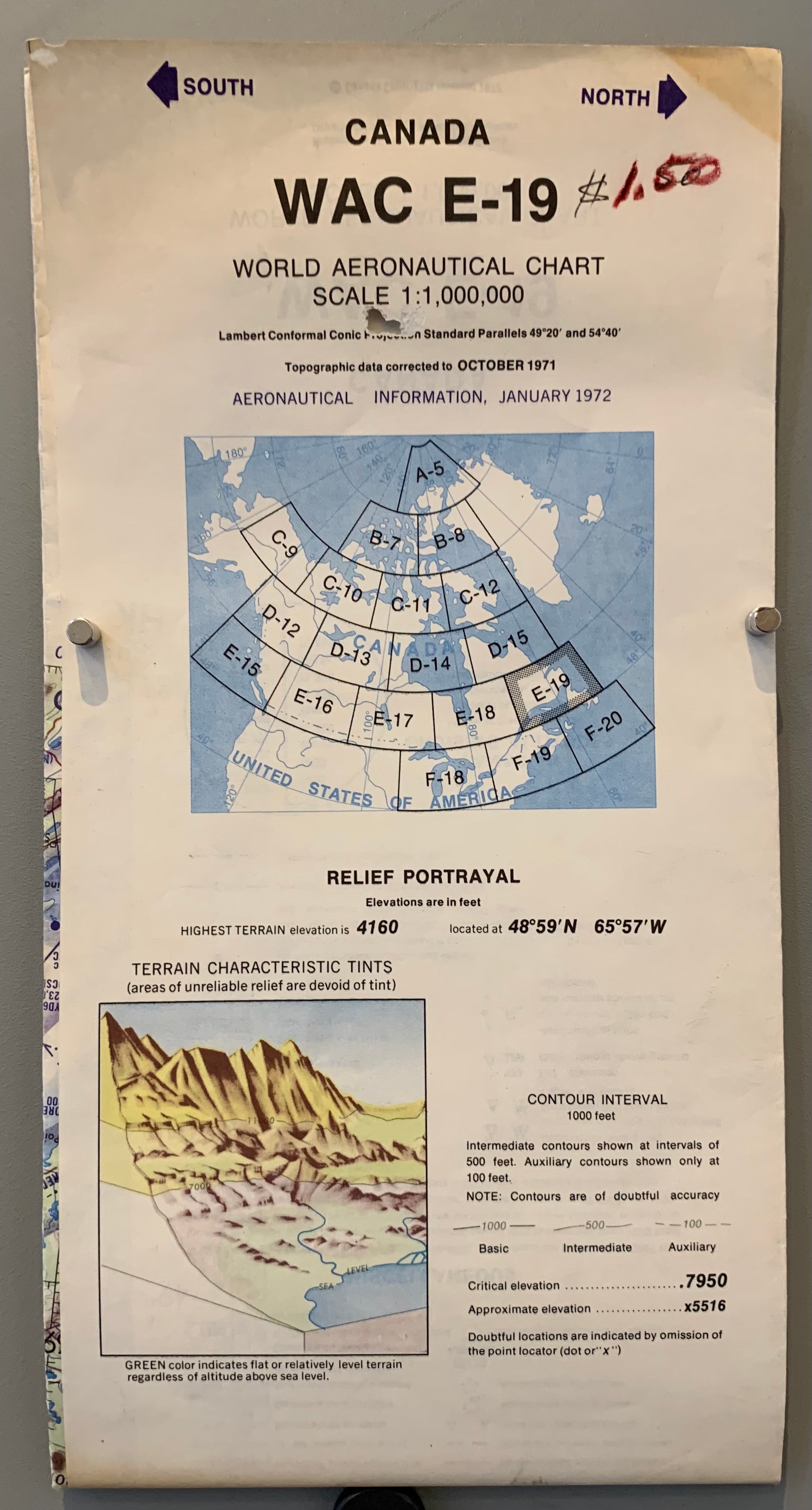 Canada World Aeronautical Chart (Double-Sided)