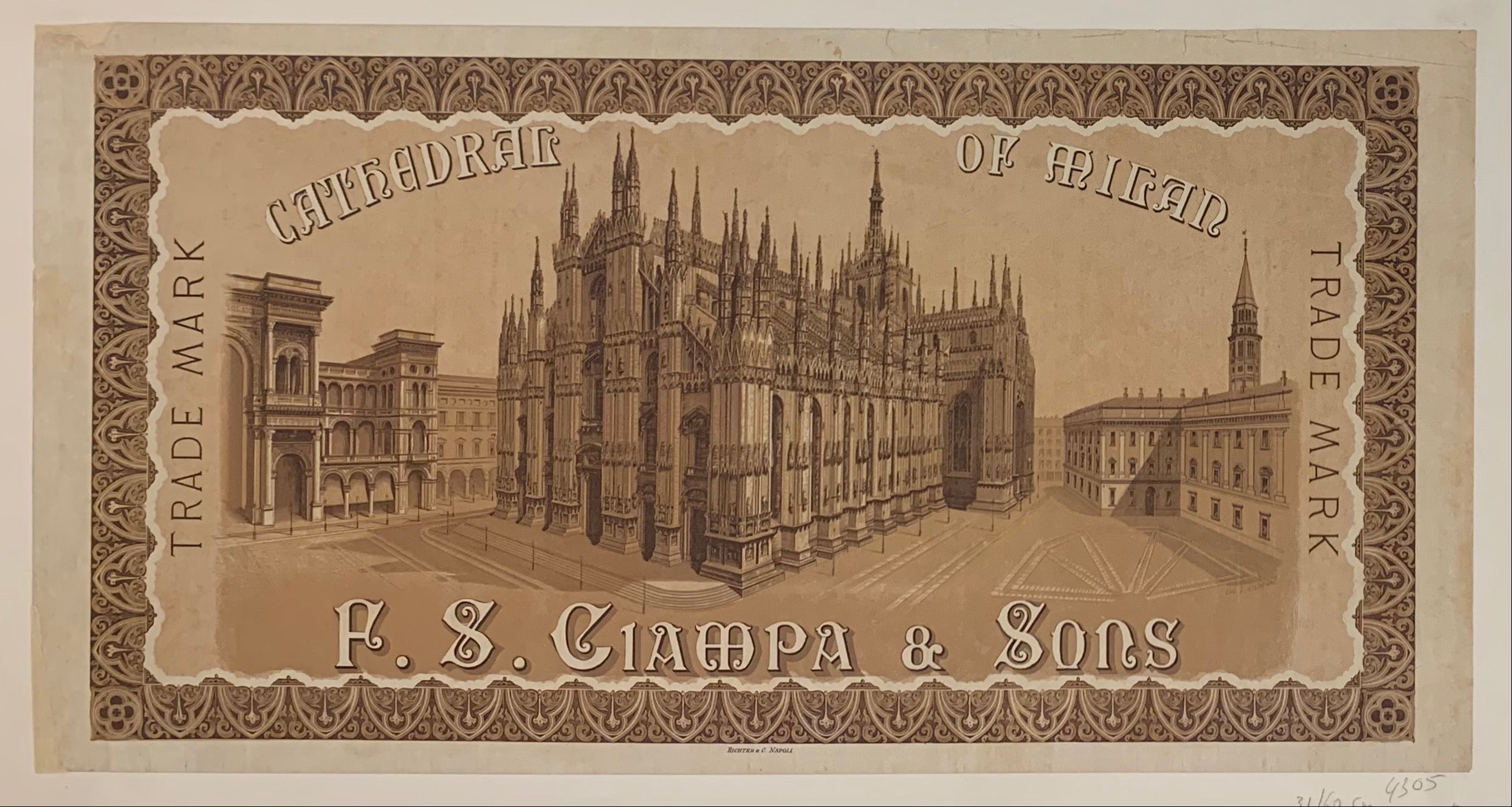 F.S. Ciampa & Sons Poster ✓
