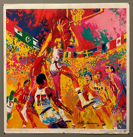 Link to  LeRoy Neiman Basketball PrintUSA, 1976  Product