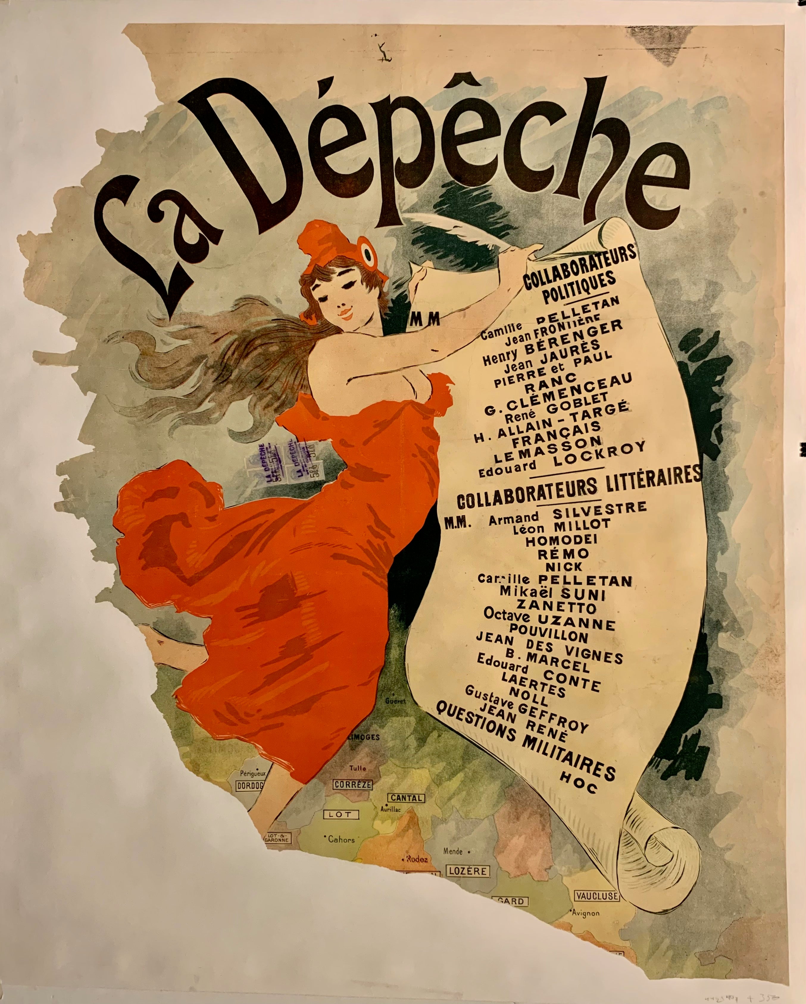 La Dépêche Poster