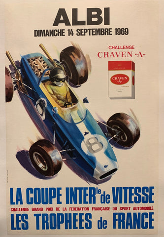 Link to  Albi Race Car PosterFrance, 1969  Product