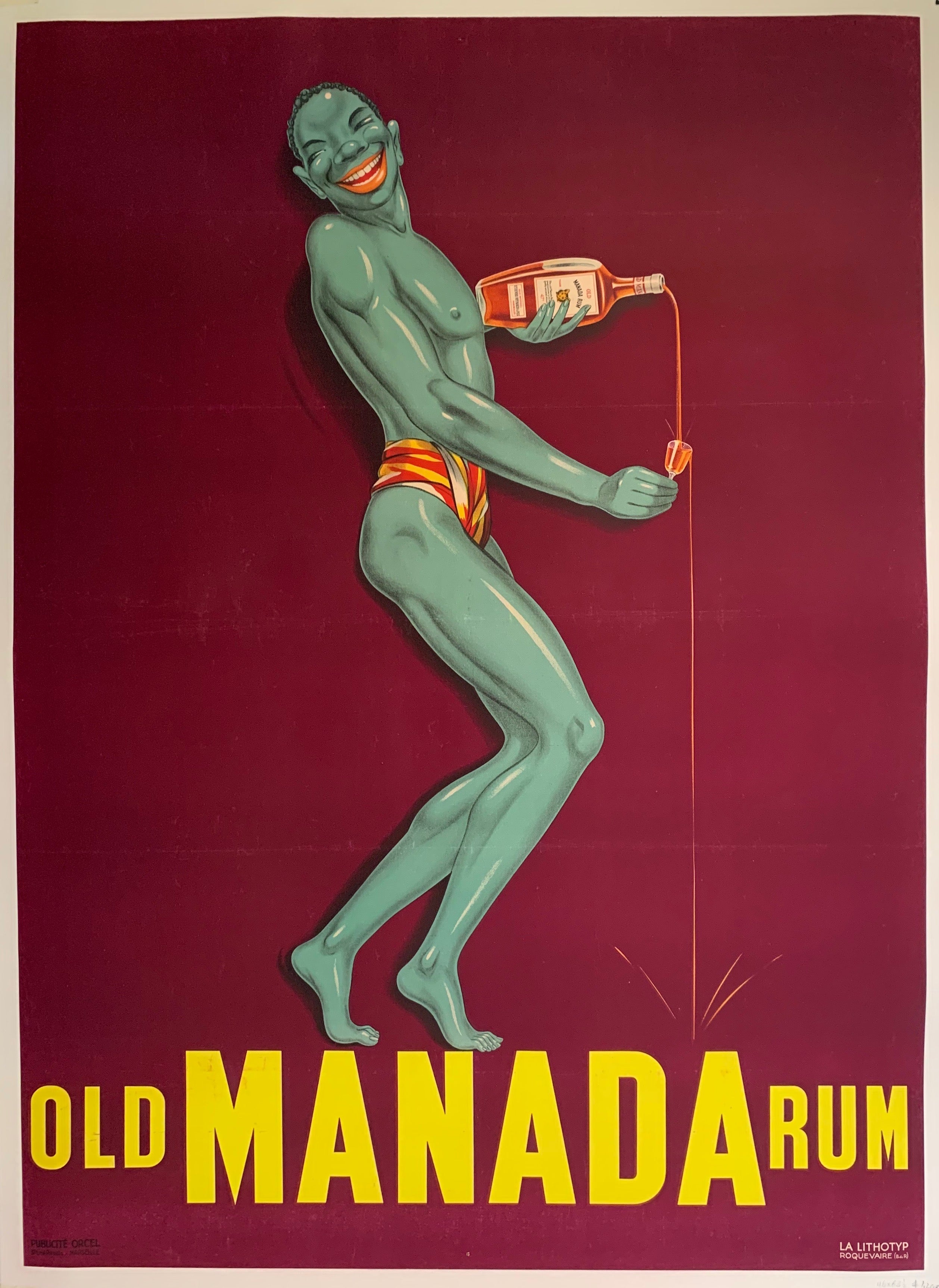 Borger prøve Ride Old Manada Rum Poster – Poster Museum