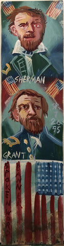Link to Grant and Sherman #10 Steve Keene PaintingU.S.A, c. 1995 Product