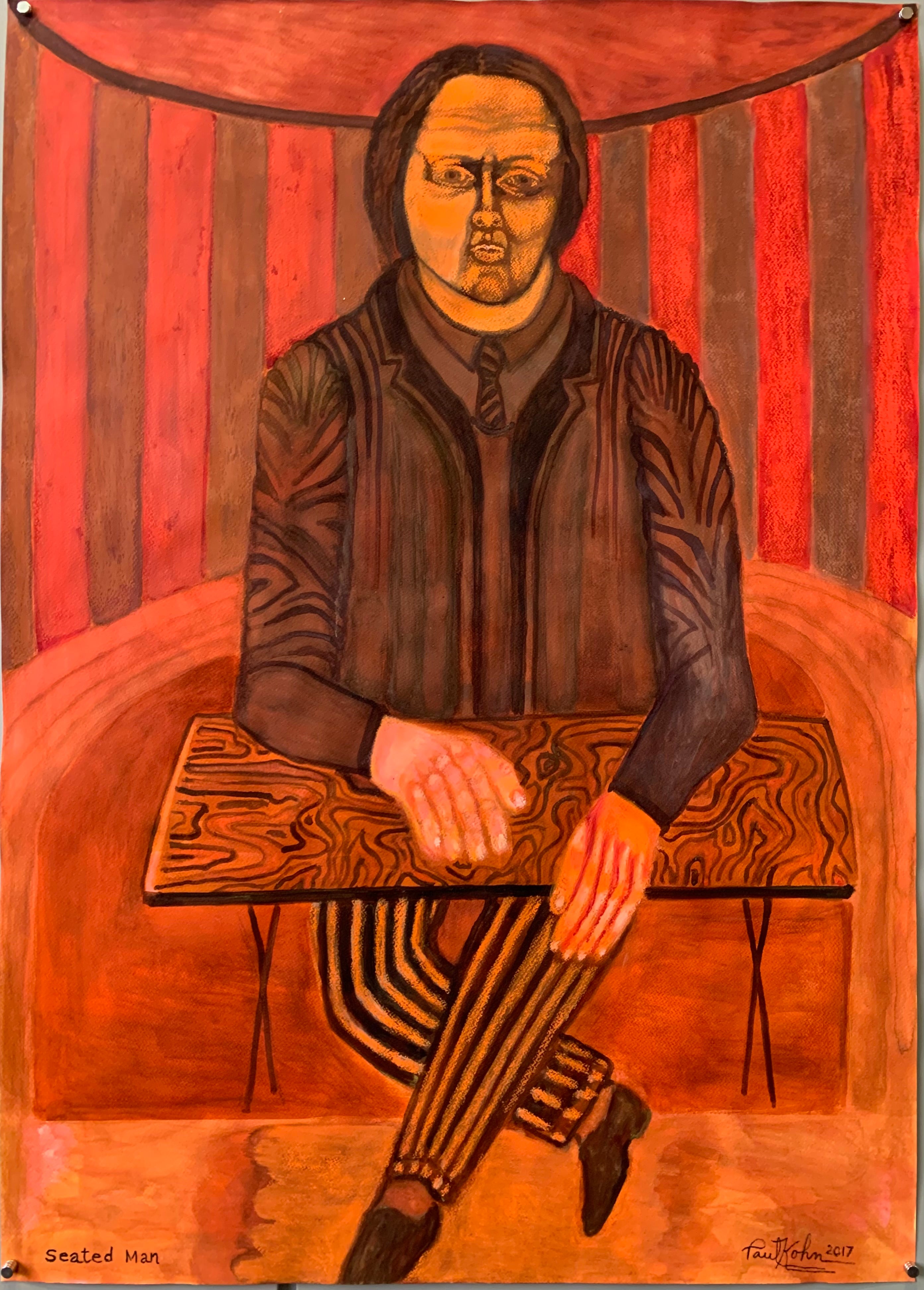 Paul Kohn 'Seated Man' #22
