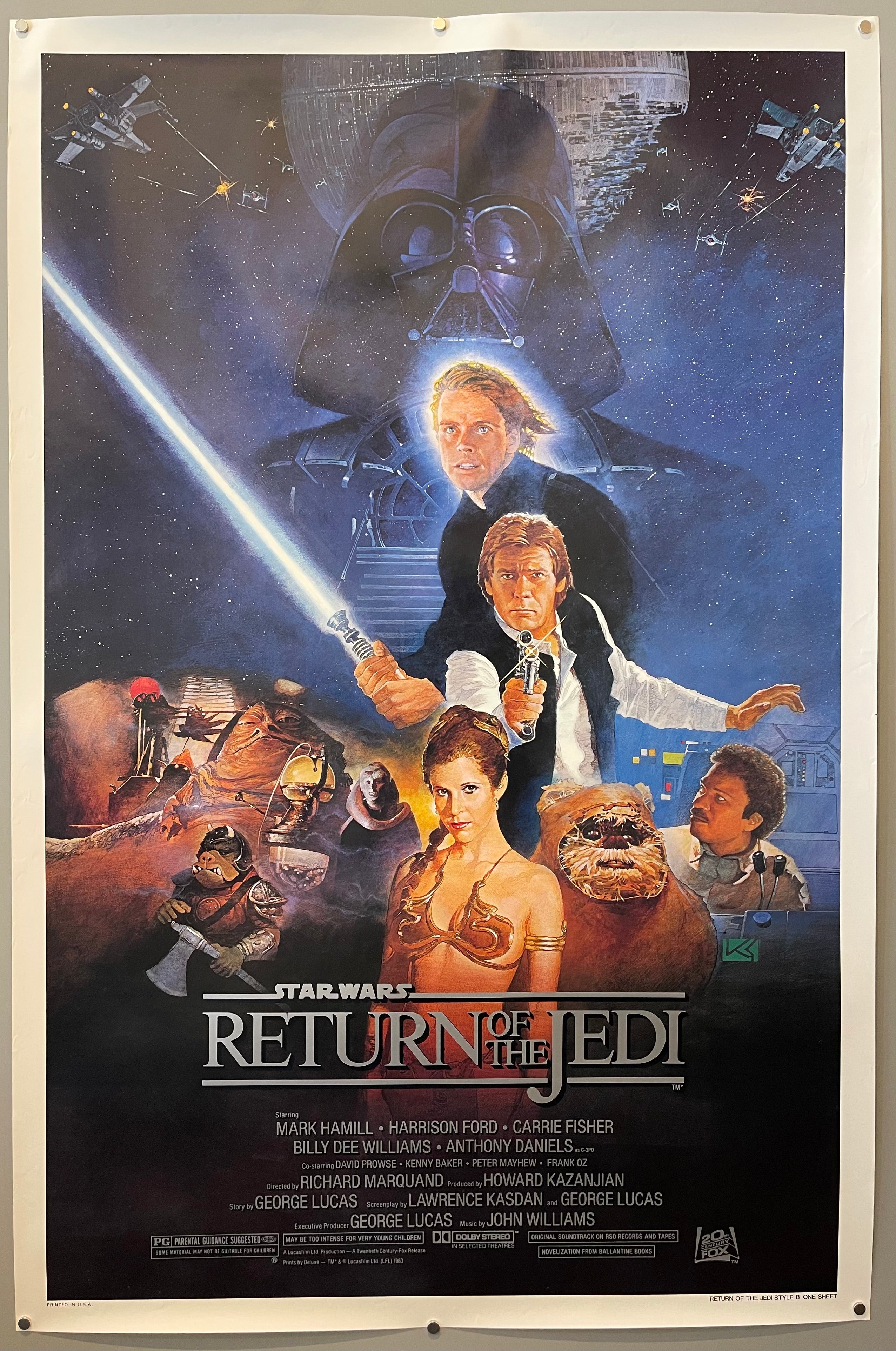 poster for the Star Wars film Return of the Jedi
