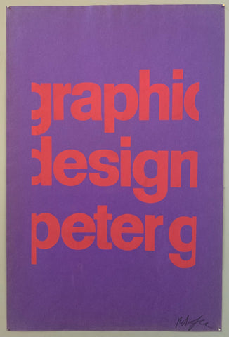 Link to  Graphic Design Peter G #11U.S.A., c. 1965  Product