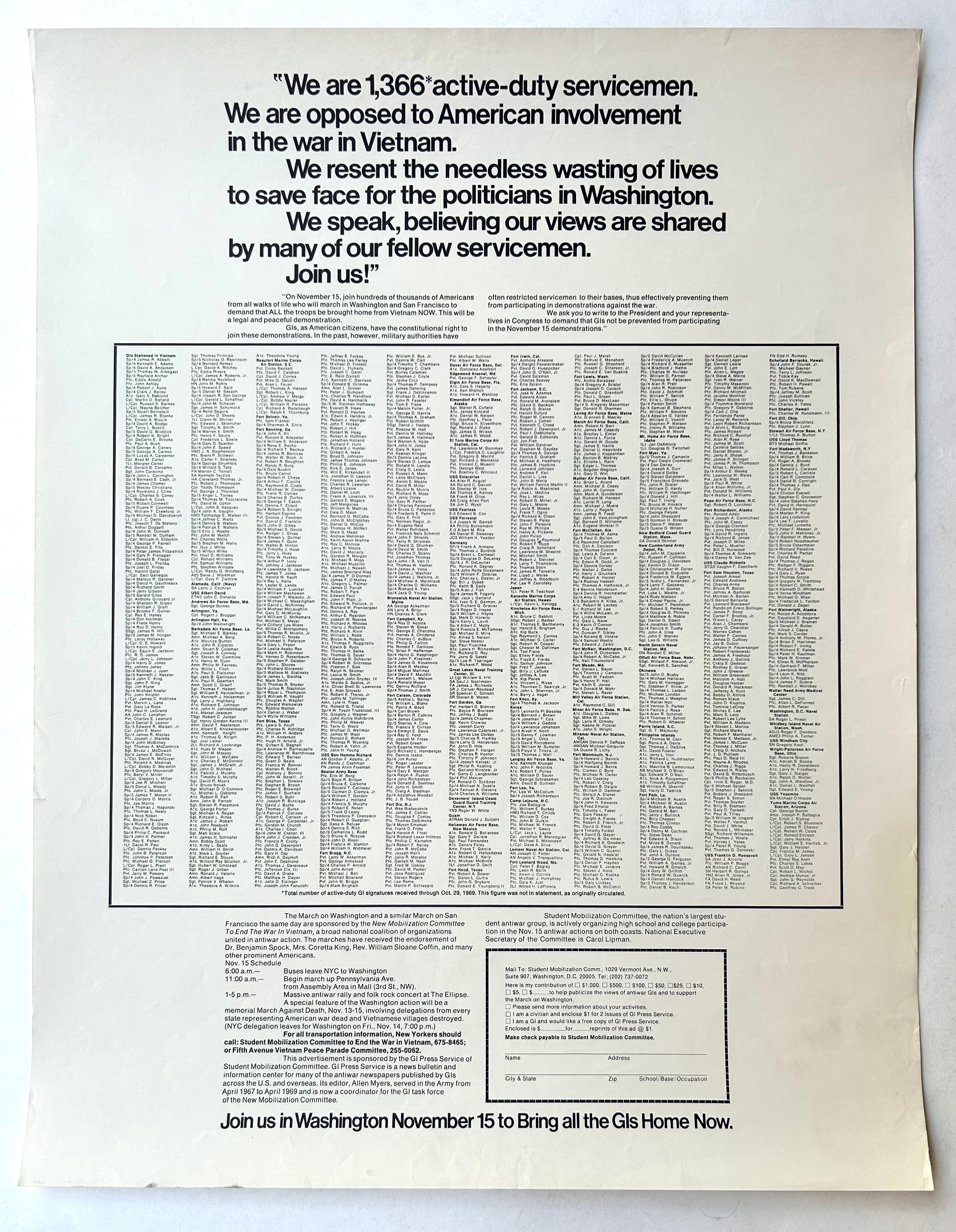 Anti Vietnam War Poster