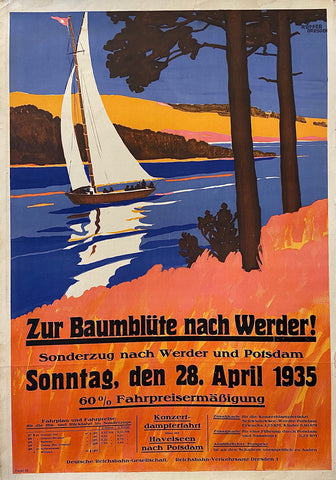 Link to  Zur Baumblüte nach Werder PosterGermany, 1935  Product