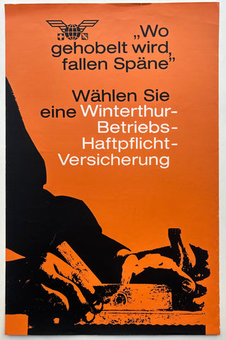 Link to  Wo gehobelt wird fallen Späne PosterGermany, c. 1970  Product