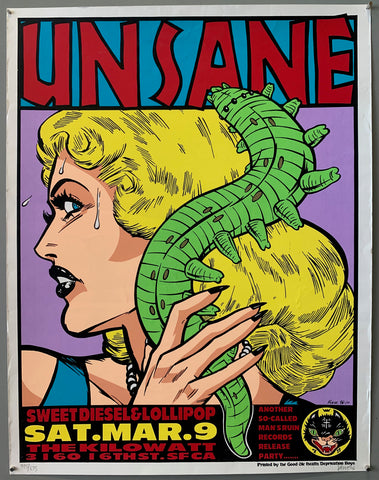 Link to  Unsane by Sweet Diesel & Lollipop PosterU.S.A., 1996  Product