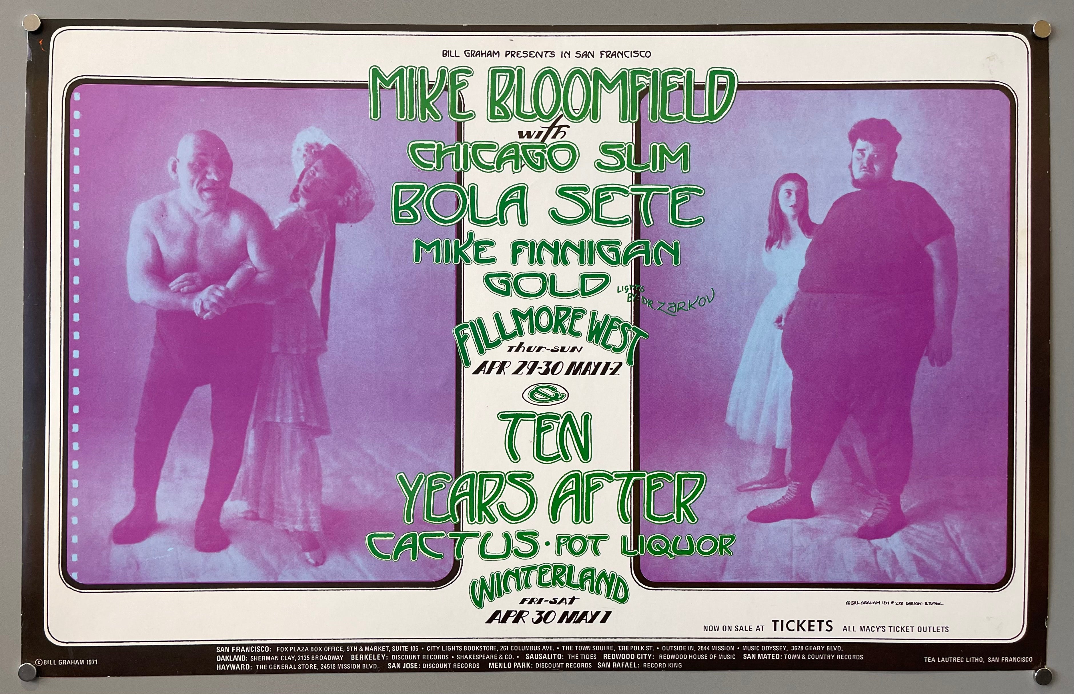 Mike Bloomfield Poster