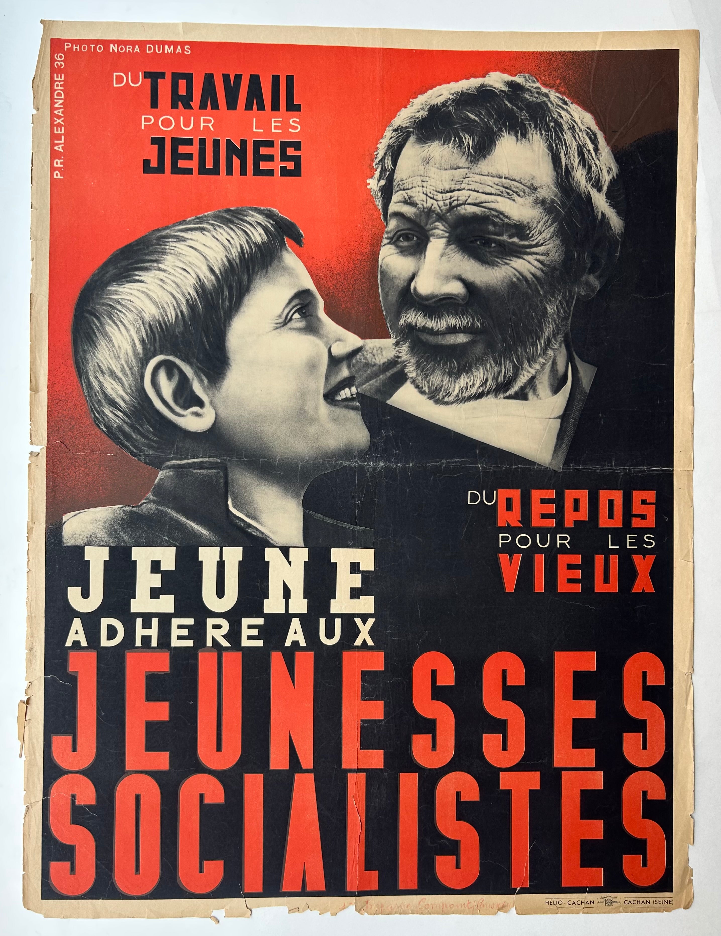 Jeunesses Socialistes Poster