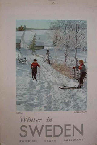 Link to  Winter In Sweden Swedish State Railways-  Product