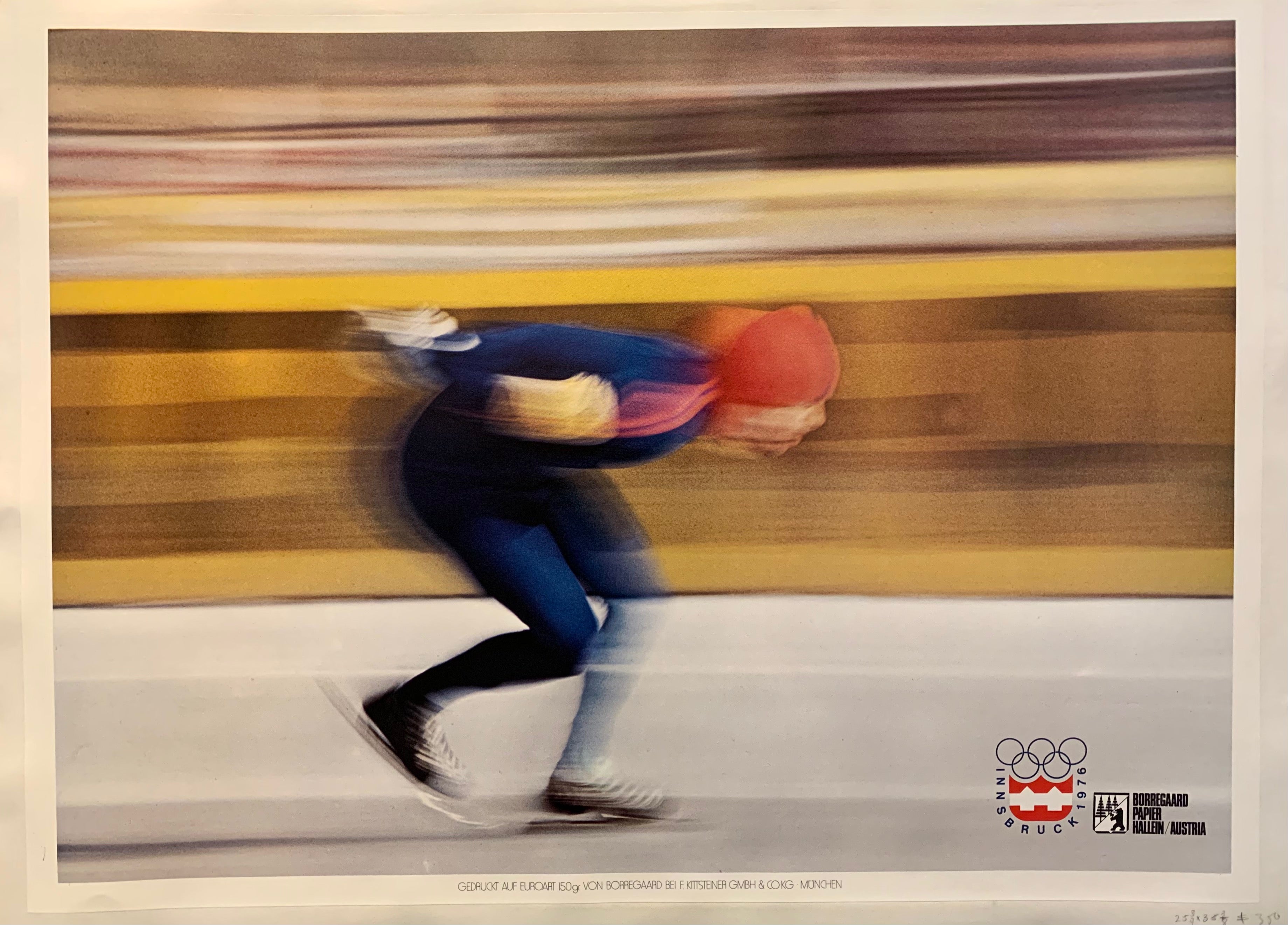 Innsbruck Olympic Speed Skating Poster