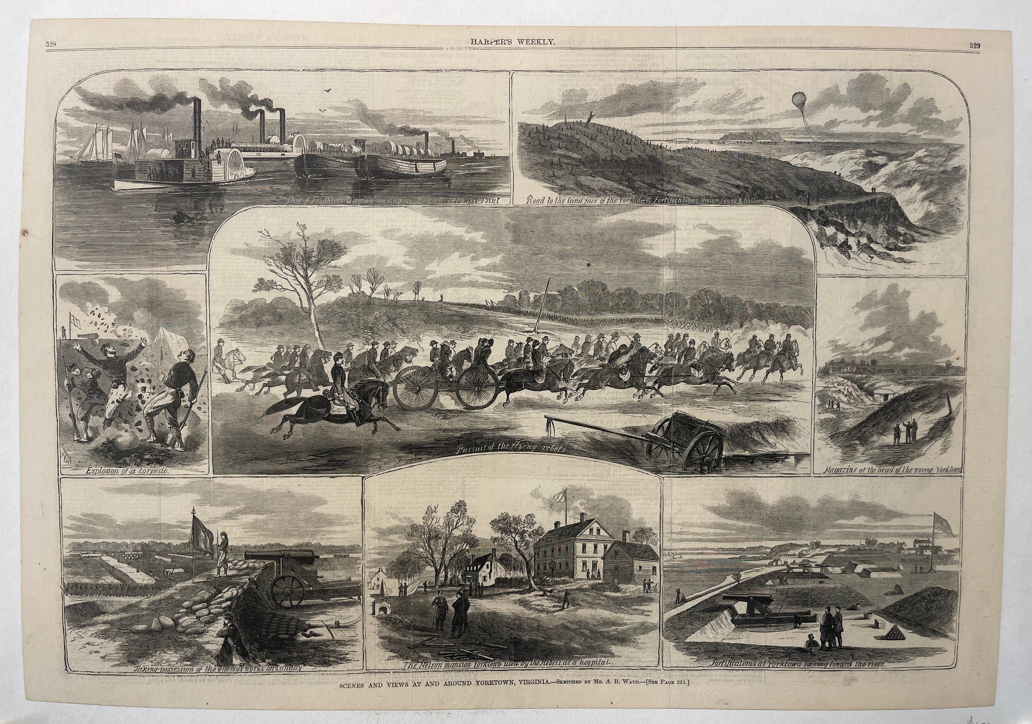 Harper's Weekly 'Yorktown, Virginia'