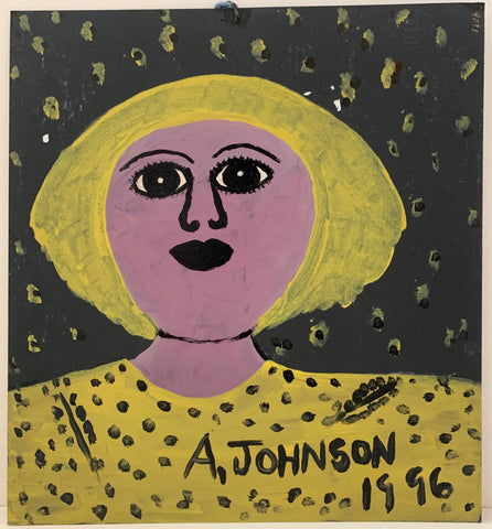 Link to Blonde Woman in Yellow Anderson Johnson PaintingU.S.A., 1996 Product