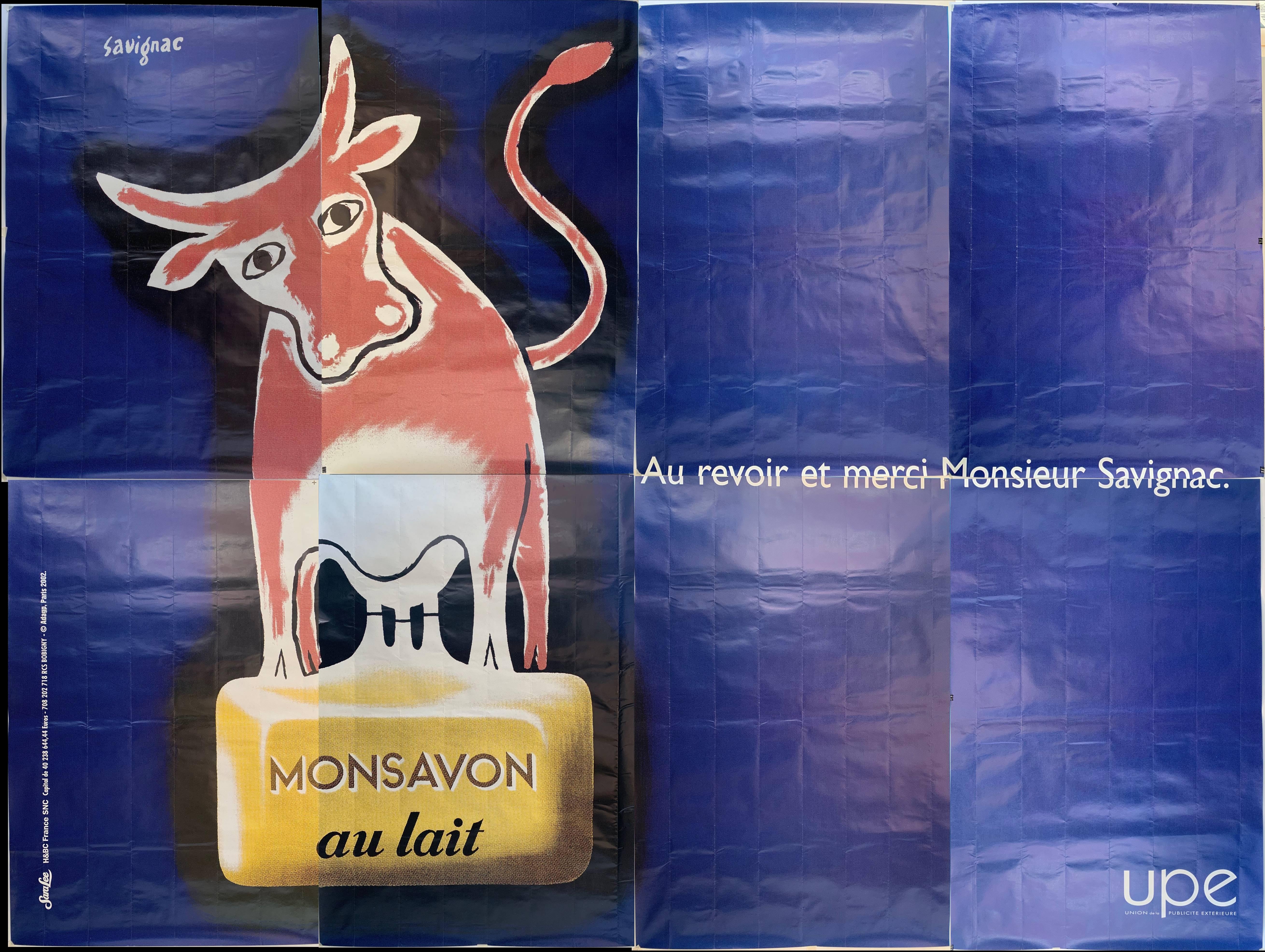 Monsavon au lait Cow - Poster Museum