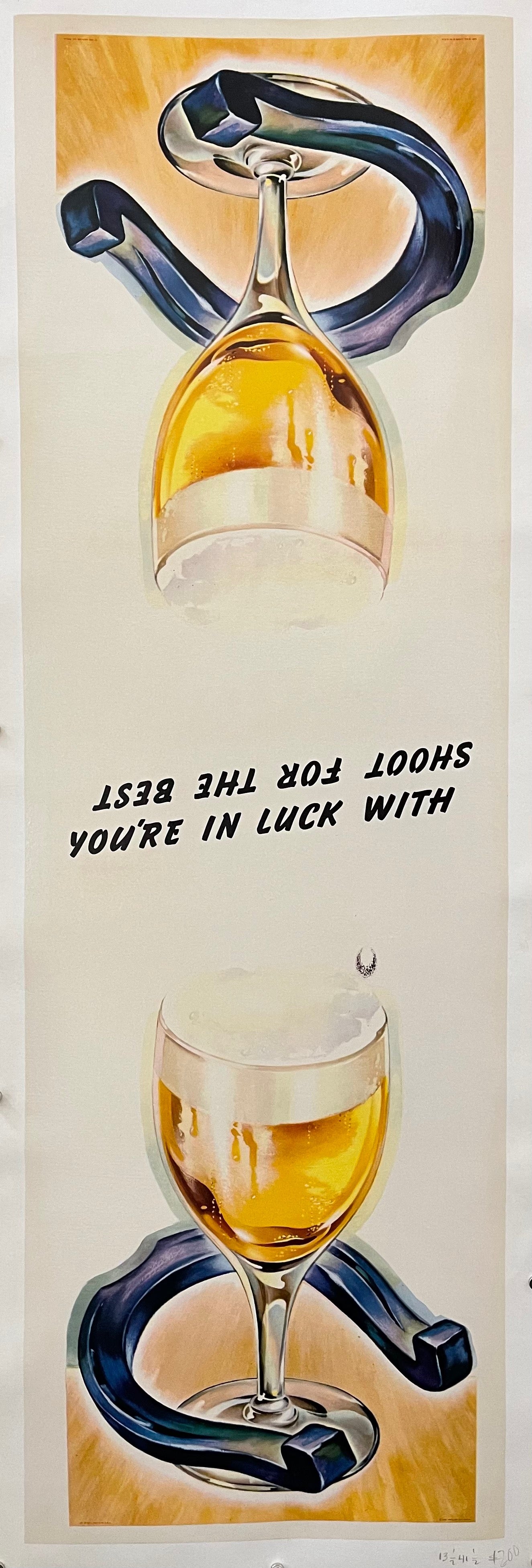 Lucky Beer Poster