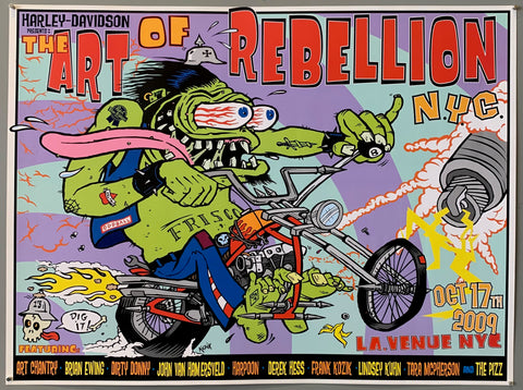 Link to Harley-Davidson Art of Rebellion Exhibition PosterU.S.A., 2009 Product