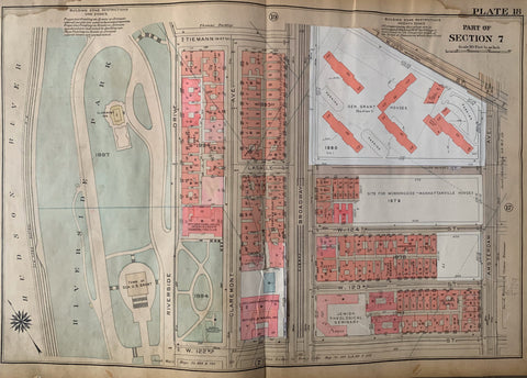 Link to Atlas of the City of New York Borough of the Manhattan (Volume 4)New York City, 1924 Product