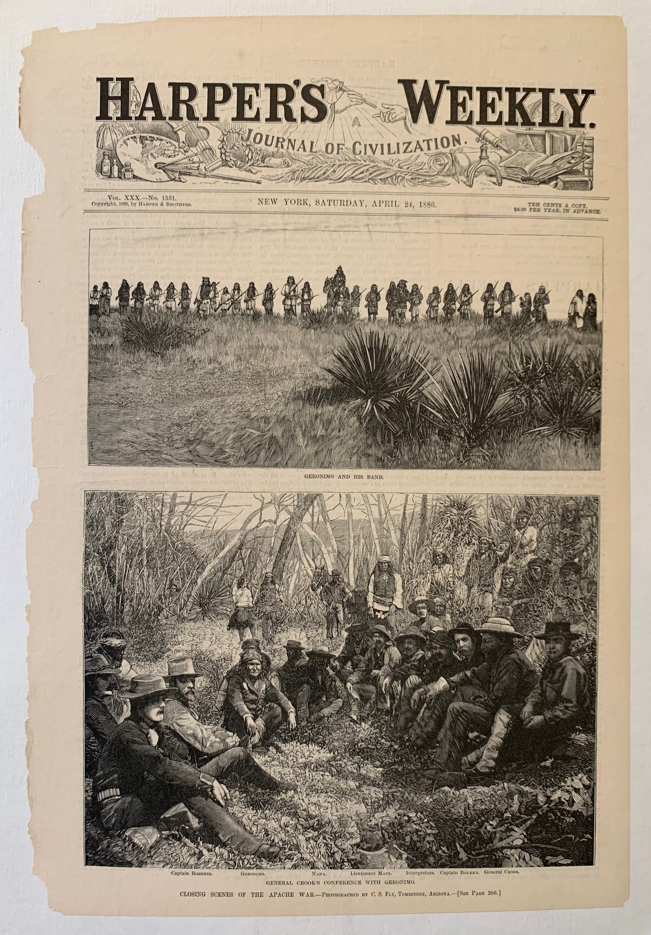 Harper's Weekly, 24 April 1886