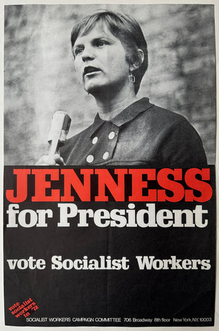 Link to  Jenness For President PosterUSA, 1972  Product