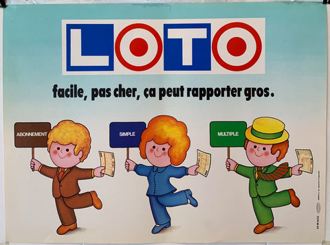 Link to Loto; facile, pas cher, ca peut rapporter grosFrance, C. 1965 Product