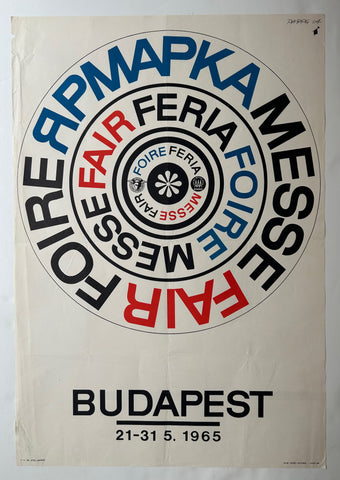 Link to  Foire de Budapest 1965 PosterHungary, 1965  Product