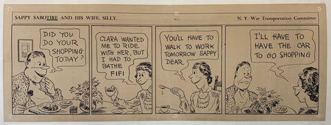 Link to  Sappy Sabotire and His Wife Silly PosterU.S.A, c. 1944  Product