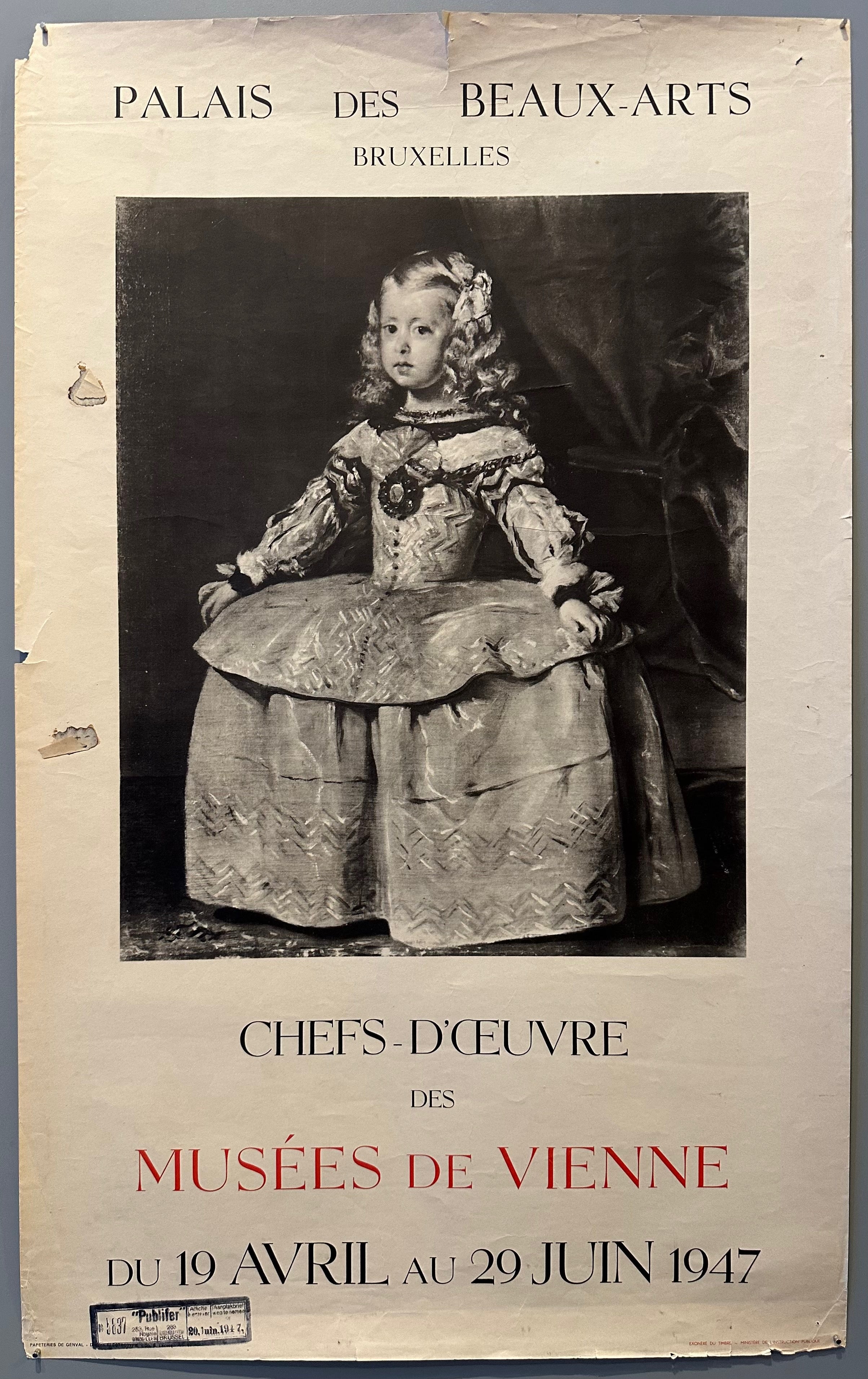 Palais des Beaux-Arts Bruxelles Poster