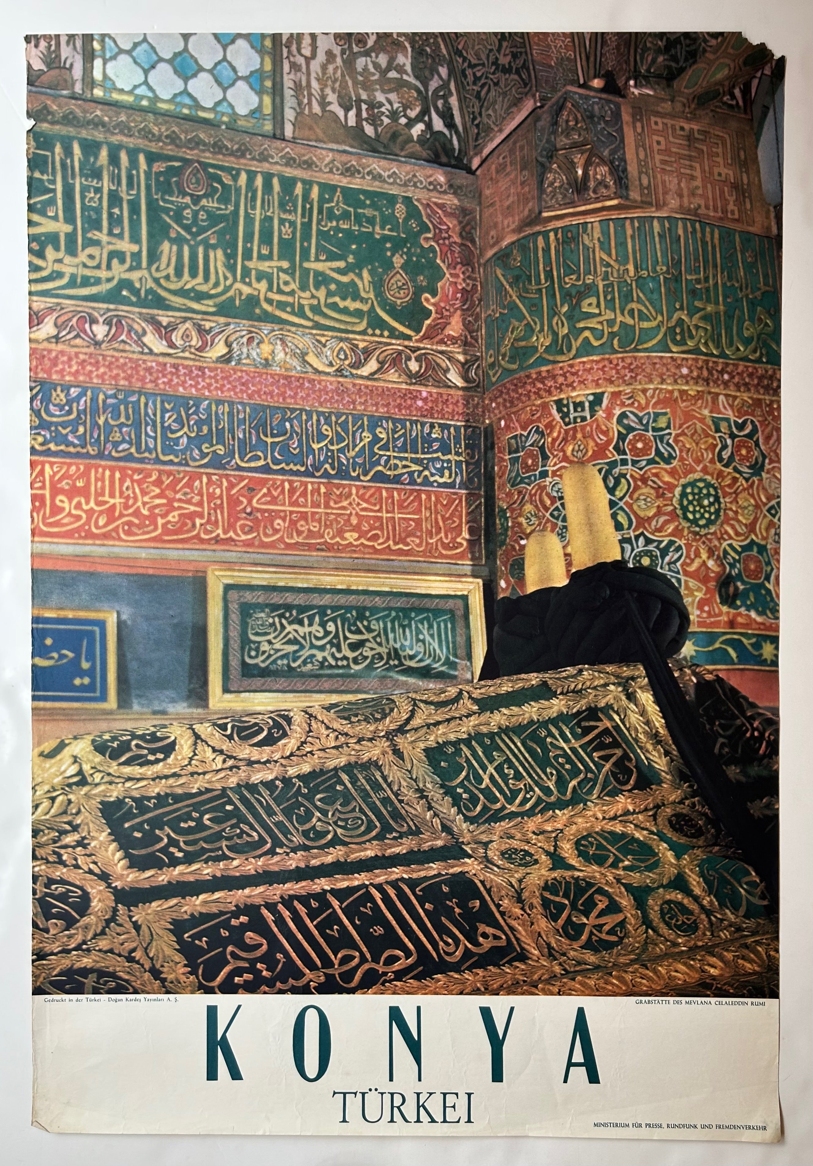 Konya Türkei Travel Poster