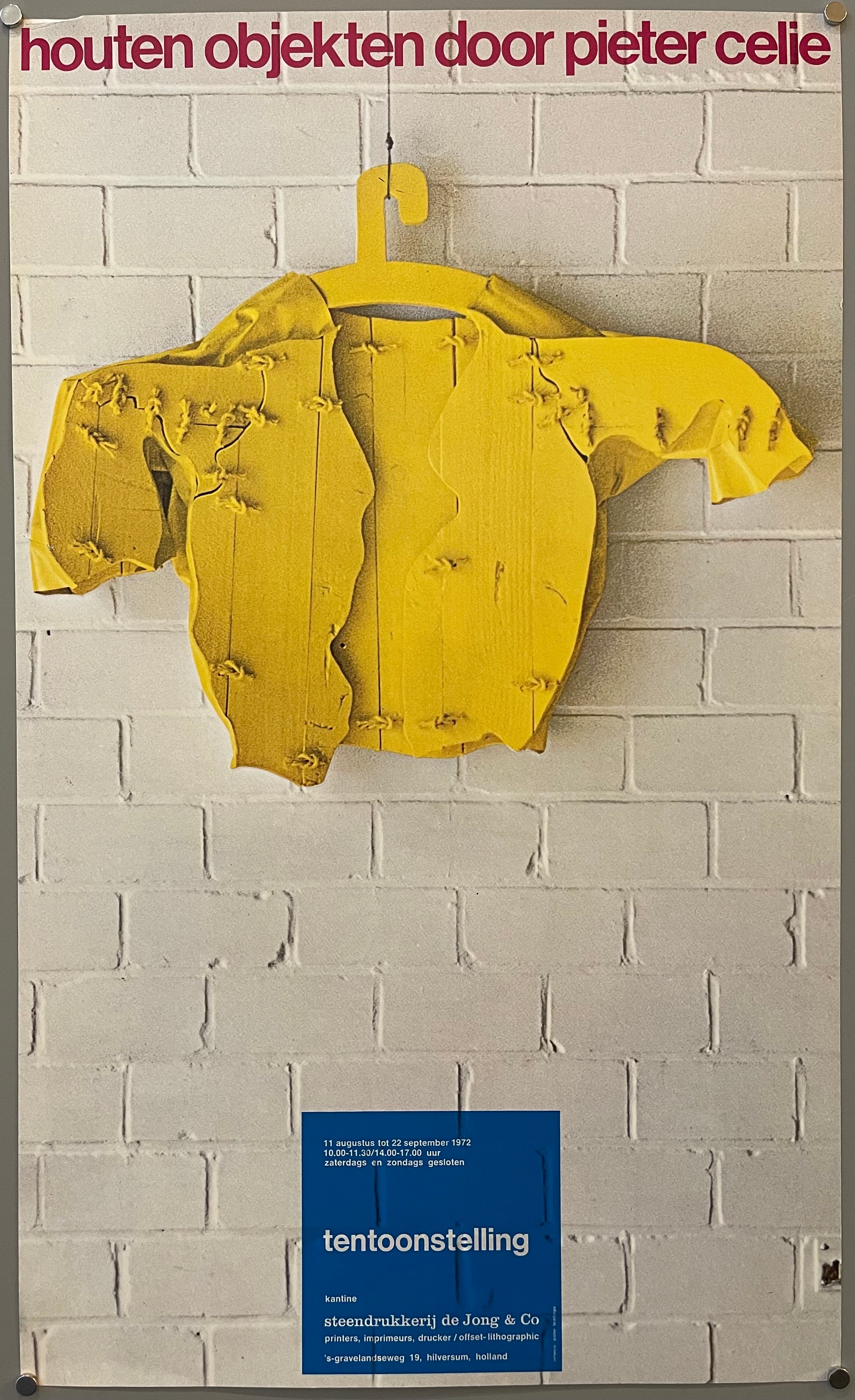poster of a yellow wooden coat